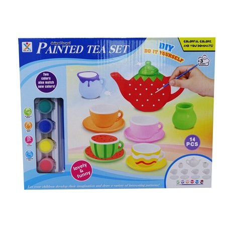 Design Your Style Painted Tea Set - Lala Land Toys